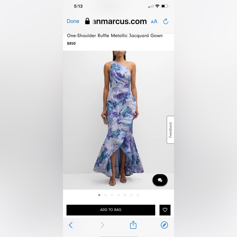 TERI JON by Rickie Freeman Gown.